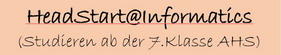 HeadStart@Informatics